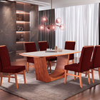 Kit 2 Cadeiras De Jantar Estofada Bordo Em Veludo Kloten