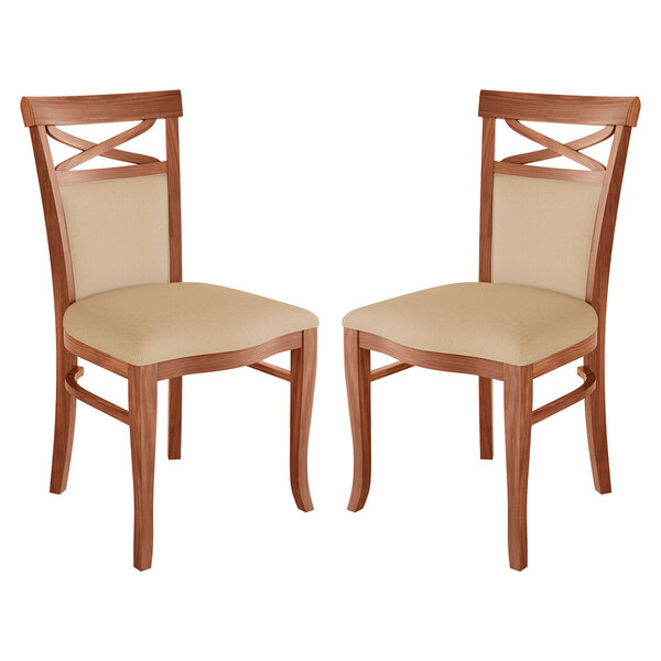 Kit 2 Cadeiras De Jantar Estofada Copacabana 48 X 100 Cm Made