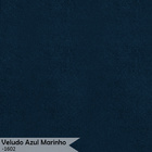 Kit 2 Cadeiras De Jantar Estofada Lille Base Bronze Veludo Az