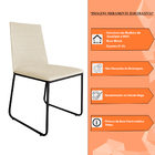 Kit 2 Cadeiras De Jantar Estofada Lille Base Preta Veludo Beg