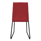 Kit 2 Cadeiras De Jantar Estofada Lille Base Preta Veludo Ver