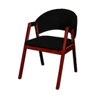 Kit 2 Cadeiras De Jantar Estofada Tecido Facto Madeira Maciça