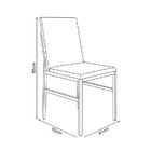 Kit 2 Cadeiras De Jantar Estofadas Cobre Veludo Bege Ng6