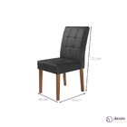 Kit 2 Cadeiras De Jantar Estofadas - Conjunto Júlia