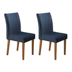 Kit 2 Cadeiras De Jantar Estofadas - Conjunto Pietra
