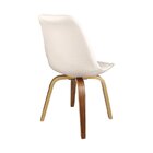 Kit 2 Cadeiras De Jantar Estofadas Lis Cru