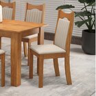 Kit 2 Cadeiras De Jantar Estofadas Veludo Dalas Yescasa Marfim