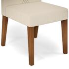 Kit 2 Cadeiras De Jantar Estofadas Yasmin Dj Moveis