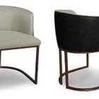 Kit 2 Cadeiras De Jantar Florença Compose Linho Bege E Couris