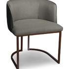 Kit 2 Cadeiras De Jantar Florença Compose Linho Cinza Claro E