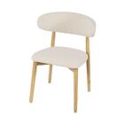 Kit 2 Cadeiras De Jantar Frida Base Madeira Assento Estofado