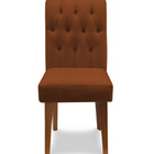 Kit 2 Cadeiras De Jantar Gabi Suede Terracota - Meu Lar Decor