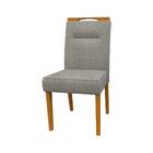 Kit 2 Cadeiras De Jantar Itália Linho Ypê Cinza Tana Decor