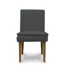 Kit 2 Cadeiras De Jantar Jade Suede Grafite - Meu Lar Decoraç