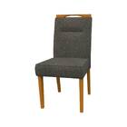 Kit 2 Cadeiras De Jantar Lectus Linho Ypê Cinza Escuro Tana D