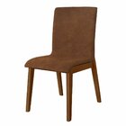 Kit 2 Cadeiras De Jantar Luxo Diamante Estofadas Em Couro Pu