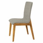 Kit 2 Cadeiras De Jantar Luxo Diamante Estofadas Em Linho Beg