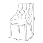 Kit 2 Cadeiras De Jantar Luxo Estofada Elisa Anatômica Capito