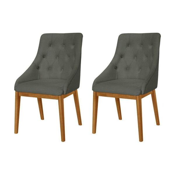 Kit 2 Cadeiras De Jantar Luxo Estofada Elisa Anatômica Capito