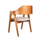 Kit 2 Cadeiras De Jantar Madeira Maciça Tauari Estofada E Bra