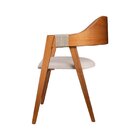 Kit 2 Cadeiras De Jantar Madeira Maciça Tauari Estofada E Bra