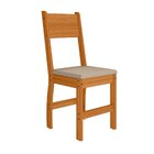 Kit 2 Cadeiras De Jantar Mdf Milano Freijó/savana