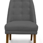 Kit 2 Cadeiras De Jantar Paris Suede Grafite - Meular Decor