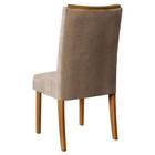 Kit 2 Cadeiras De Jantar Sara Veludo Carvalho Europeu Caqui T