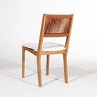 Kit 2 Cadeiras De Jantar Sem Braços Tune Verniz Mel/corda Ocr