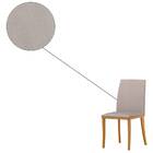 Kit 2 Cadeiras De Jantar Vicenza Linho Ypê Bege Tana Decor