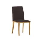 Kit 2 Cadeiras De Jantar Vicenza Veludo Ypê Marrom Bnn Decor