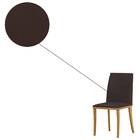 Kit 2 Cadeiras De Jantar Vicenza Veludo Ypê Marrom Bnn Decor