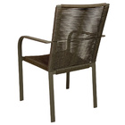 Kit 2 Cadeiras De Jardim Em Alumínio Parati Fendi Corda Tauar