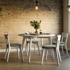 Kit 2 Cadeiras De Madeira Com Encosto Em Mdf E Estofado Coleç