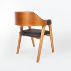 Kit 2 Cadeiras De Madeira Eucalipto Courino Durango Dália Pre