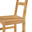 Kit 2 Cadeiras De Madeira Maciça Mandacaru Cabecasa Madeiraor