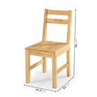 Kit 2 Cadeiras De Madeira Maciça Mandacaru Cabecasa Madeiraor