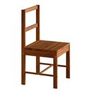 Kit 2 Cadeiras De Madeira Pinus Reflorestada Tradicional Lisb