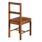 Kit 2 Cadeiras De Madeira Pinus Reflorestada Tradicional Lisb