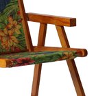 Kit 2 Cadeiras De Praia Dobrável Em Madeira Envernizada Araras