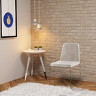 Kit 2 Cadeiras Decorativa Sala De Jantar Anne Camurça Bege G1