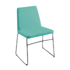 Kit 2 Cadeiras Decorativa Sala De Jantar Anne Linho Azul Turq