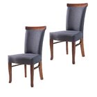 Kit 2 Cadeiras Decorativa Sala De Jantar Madeira Maciça Zanio