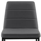 Kit 2 Cadeiras Decorativas Base Aço Preto F36 Linho Dmobiliar