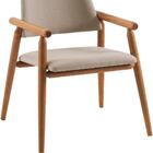 Kit 2 Cadeiras Decorativas Base Tauari 7047 Linho Dmobiliario