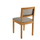 Kit 2 Cadeiras Decorativas Jade 04 Encosto Almofadado Madeira