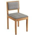 Kit 2 Cadeiras Decorativas Jade 04 Encosto Almofadado Madeira