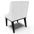 Kit 2 Cadeiras Decorativas Sala De Jantar Base Fixa De Madeir