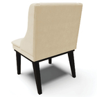 Kit 2 Cadeiras Decorativas Sala De Jantar Base Fixa De Madeir