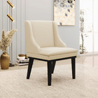 Kit 2 Cadeiras Decorativas Sala De Jantar Base Fixa De Madeir